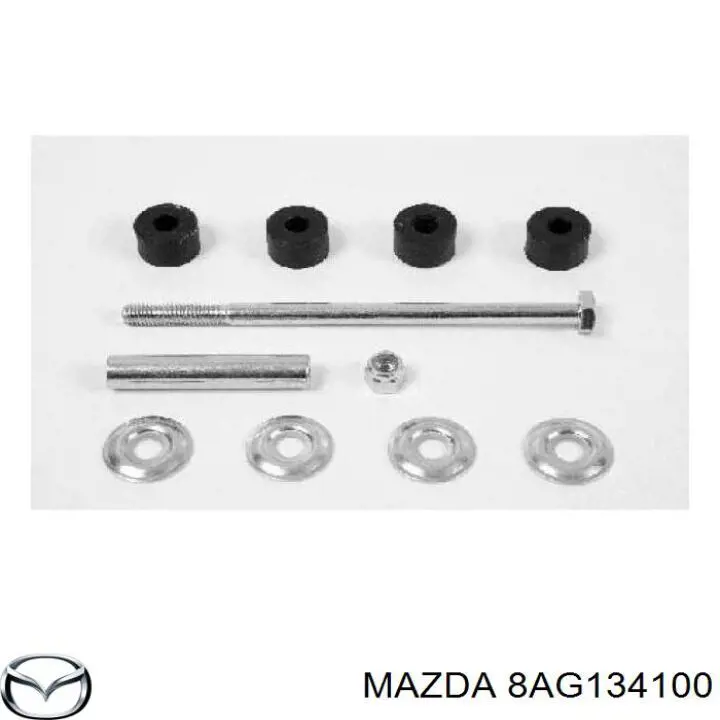 Soporte de barra estabilizadora delantera 8AG134100 Mazda