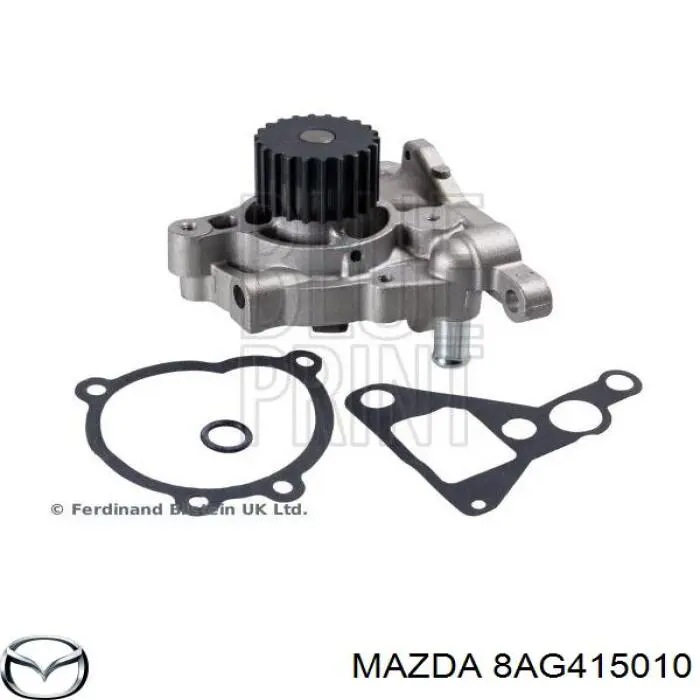 Помпа охлаждения Mazda 8AG415010 цена, от 27.66 USD