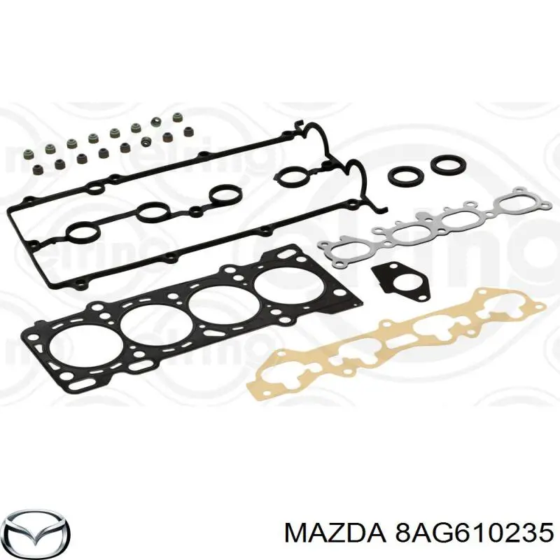 Комплект прокладок двигателя верхний на Mazda 626 III 