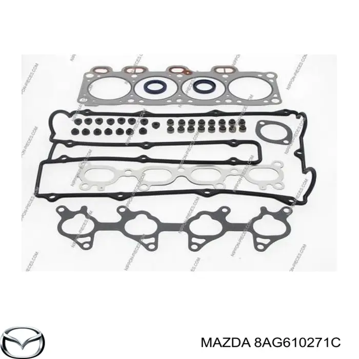 Комплект прокладок двигателя 8AGC10271B Mazda