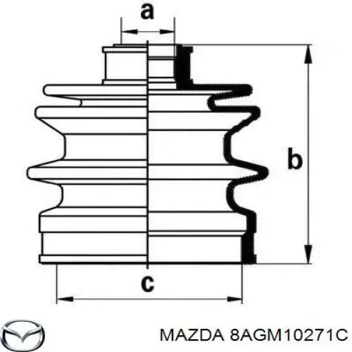  8AGM10271C Mazda