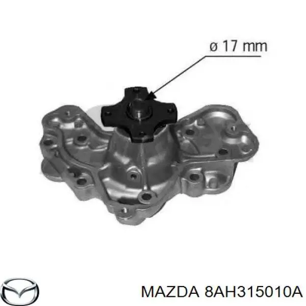 8AH315010A Mazda Насос водяной