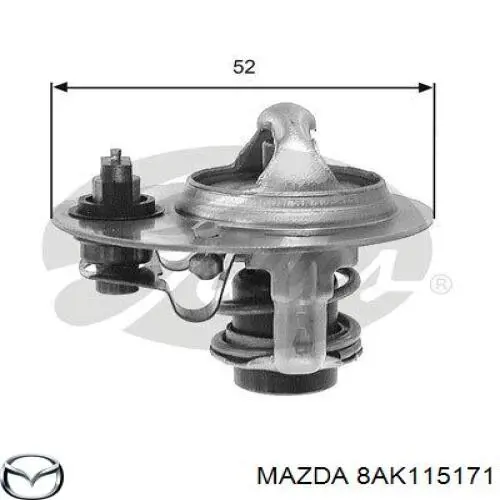 8AK1-15-171 Mazda термостат