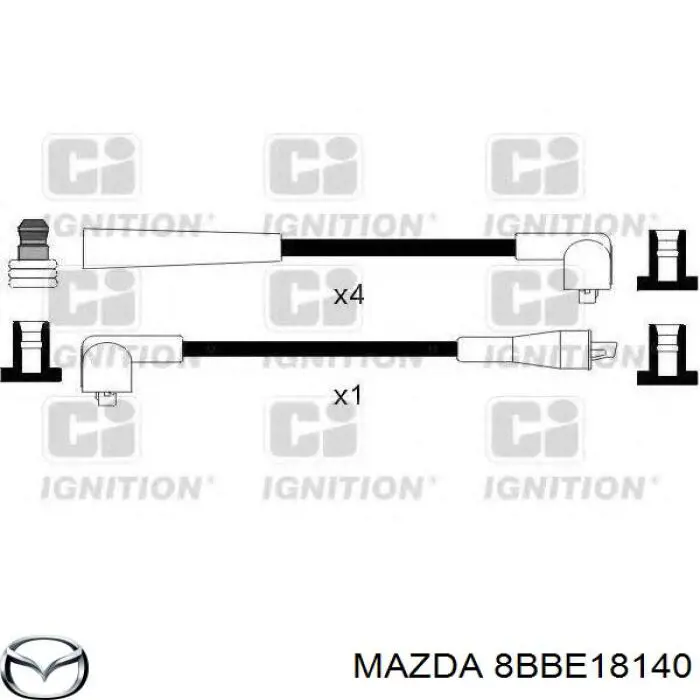 Высоковольтные провода 8BBE18140 Mazda