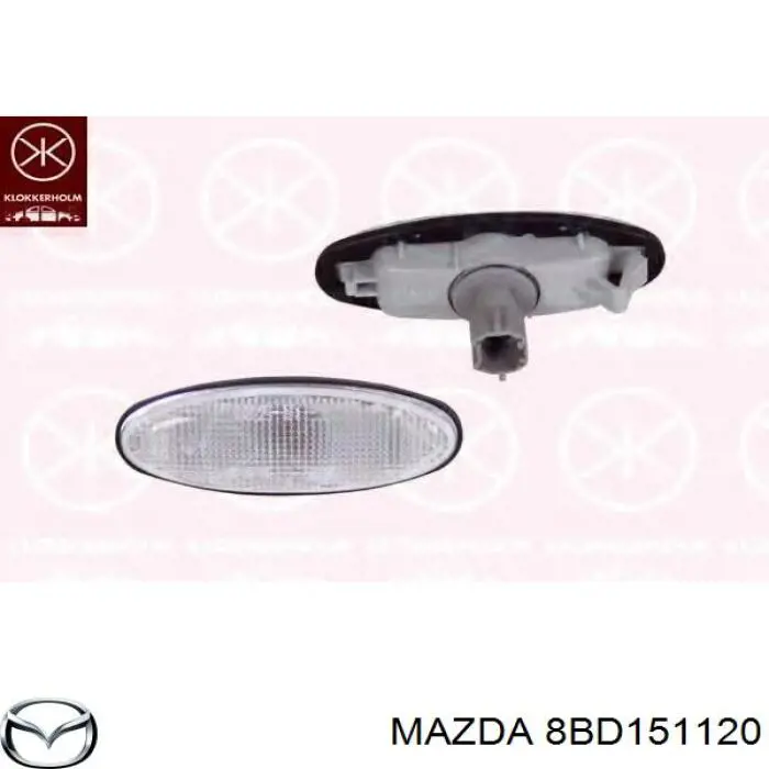 Купить 8BD151120 Mazda Повторитель поворота на крыле правый