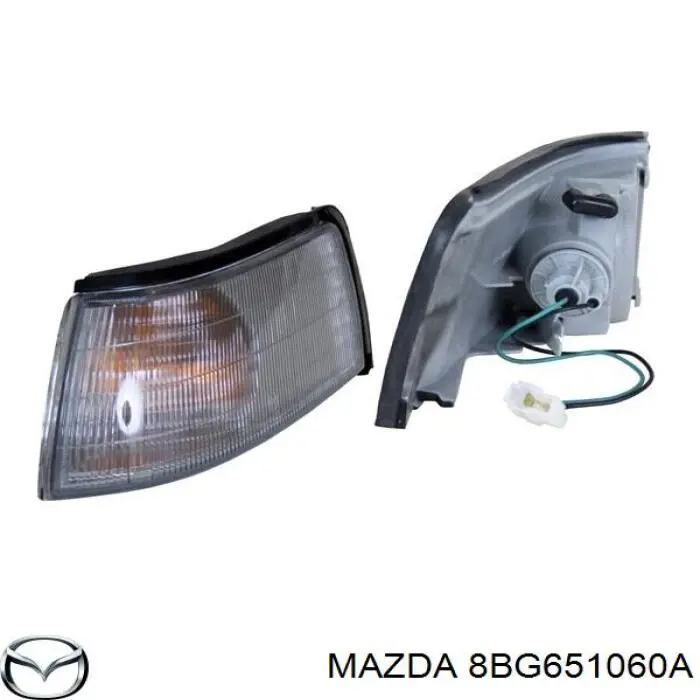 Указатель поворота правый 8BG651060A Mazda