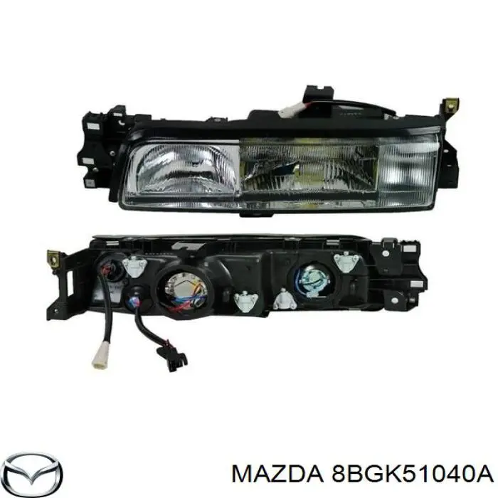 Faro izquierdo 8BGK51040A Mazda