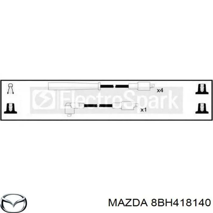 Высоковольтные провода 8BH418140 Mazda