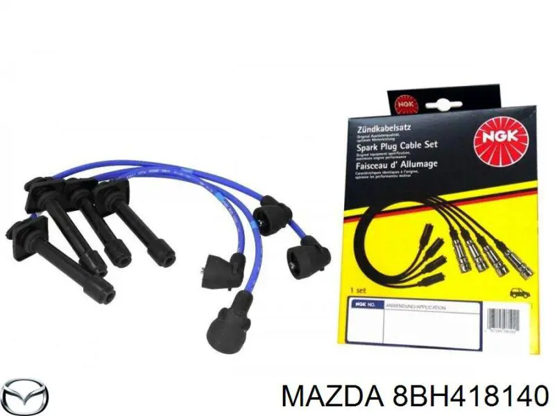 8BH418140 Mazda Провода высоковольтные