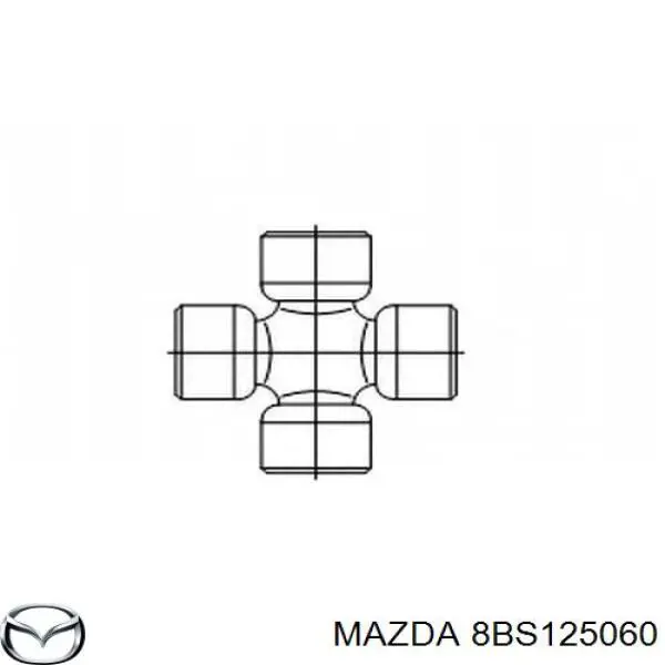 Крестовина заднего кардана 8BS125060 Mazda