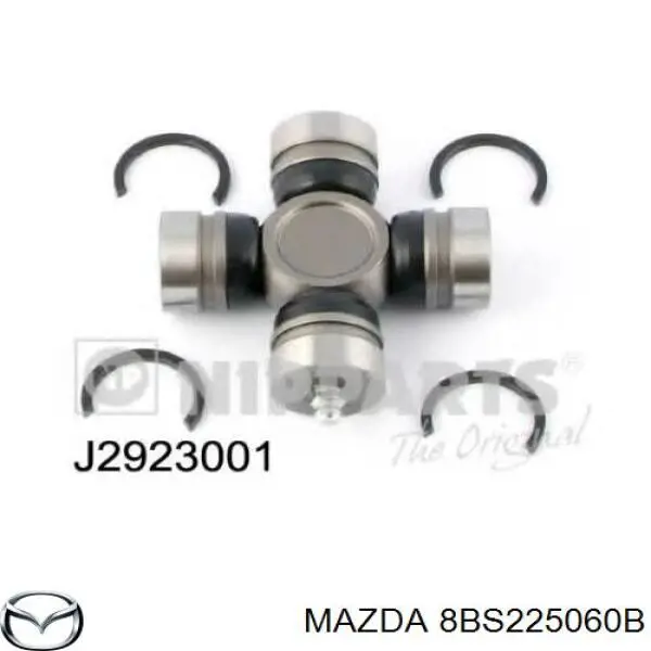 Cruceta de árbol de cardán trasero 8BS225060B Mazda