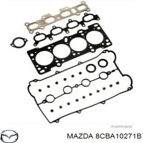 8CBA10271B Mazda комплект прокладок двигателя полный
