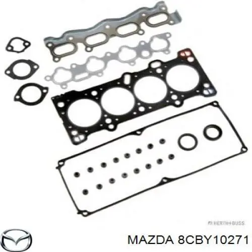 Комплект прокладок двигателя полный на Mazda MX-3 EC
