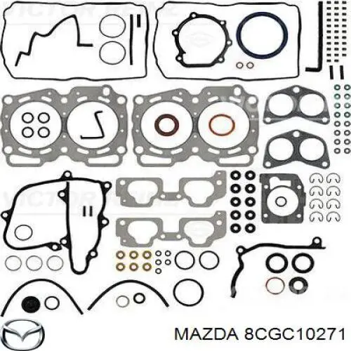 Полный комплект прокладок двигателя Mazda 8CGC10271 цена, от 195.42 USD