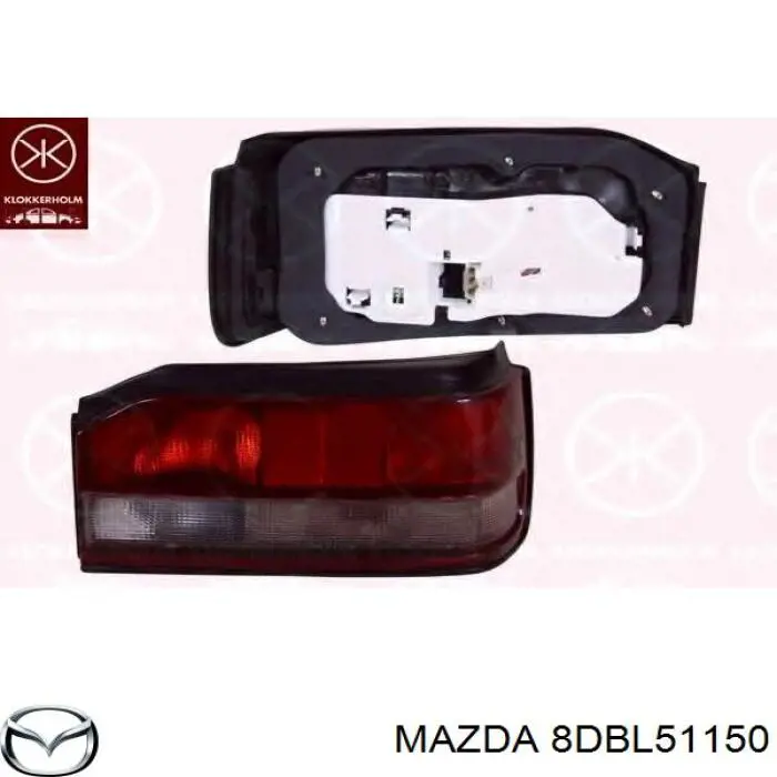 8DBL51150 Mazda фонарь задний правый