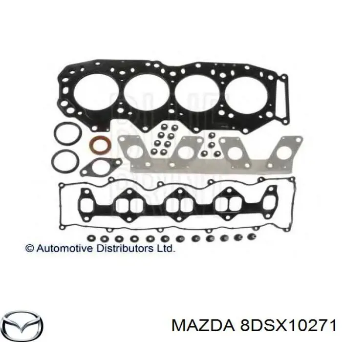 8DSX10271 Mazda Комплект прокладок двигателя верхний