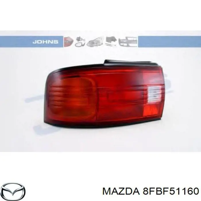 Lanterna traseira esquerda para Mazda 323 (BG)