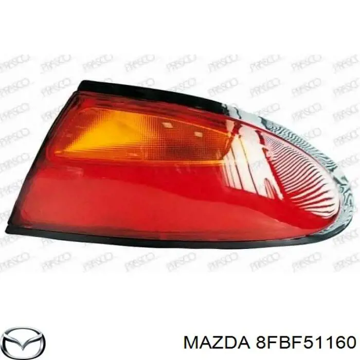 Задняя левая фара Mazda 8FBF51160 цена, от 29.07 USD