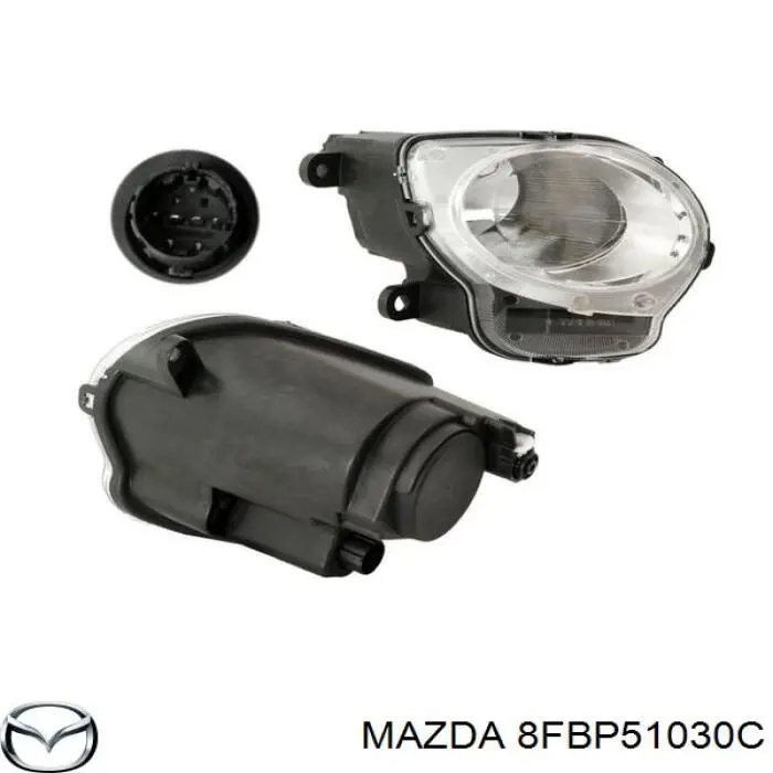 Правая фара BC6B510K0A Mazda