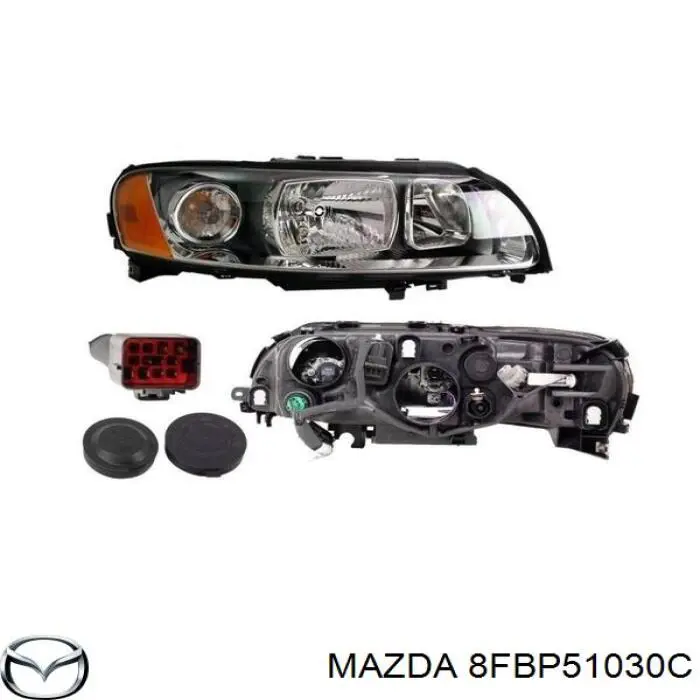 Правая блок фара Mazda 8FBP51030B цена, от 47.57 USD