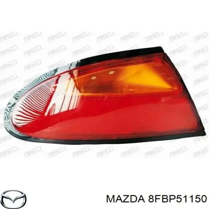 Фонарь задний правый Mazda BC6A51170 цена, от 14.57 USD
