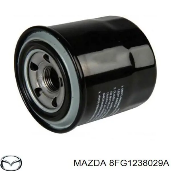 Filtro de aceite 8FG1238029A Mazda