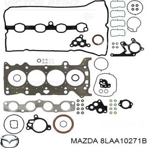 Комплект прокладок двигателя полный Mazda 8LAA10271B