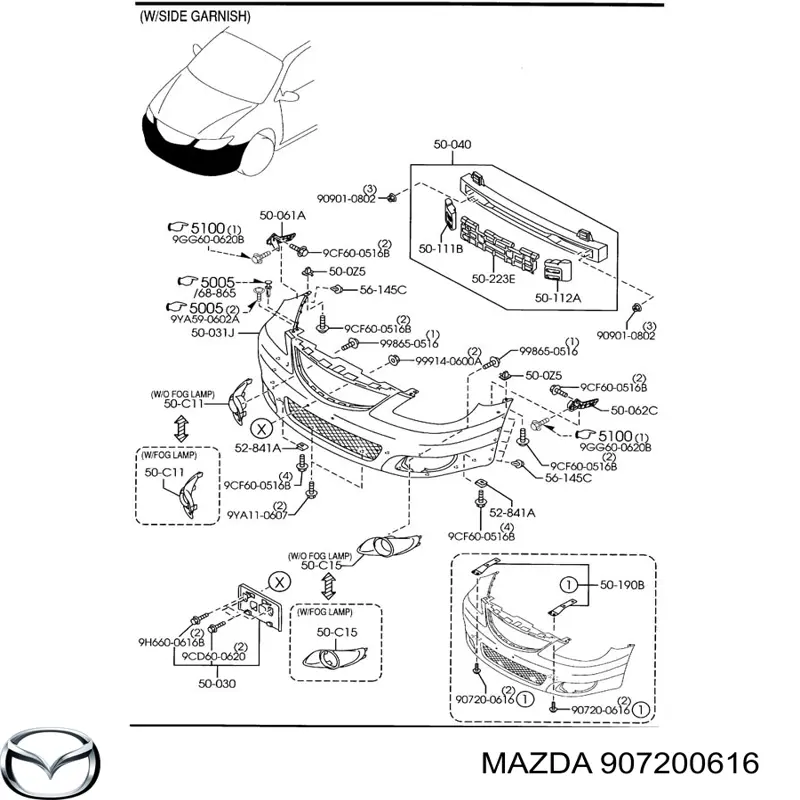  907200616 Mazda