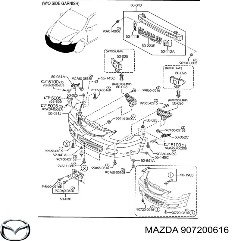  Mazda 907200616 цена, от 6.66 USD