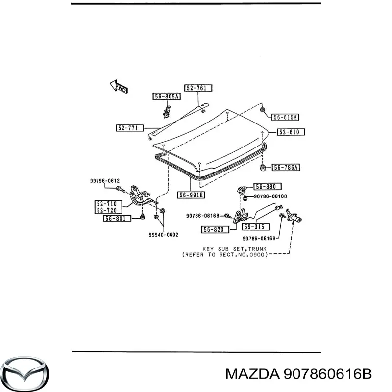  907860616B Mazda