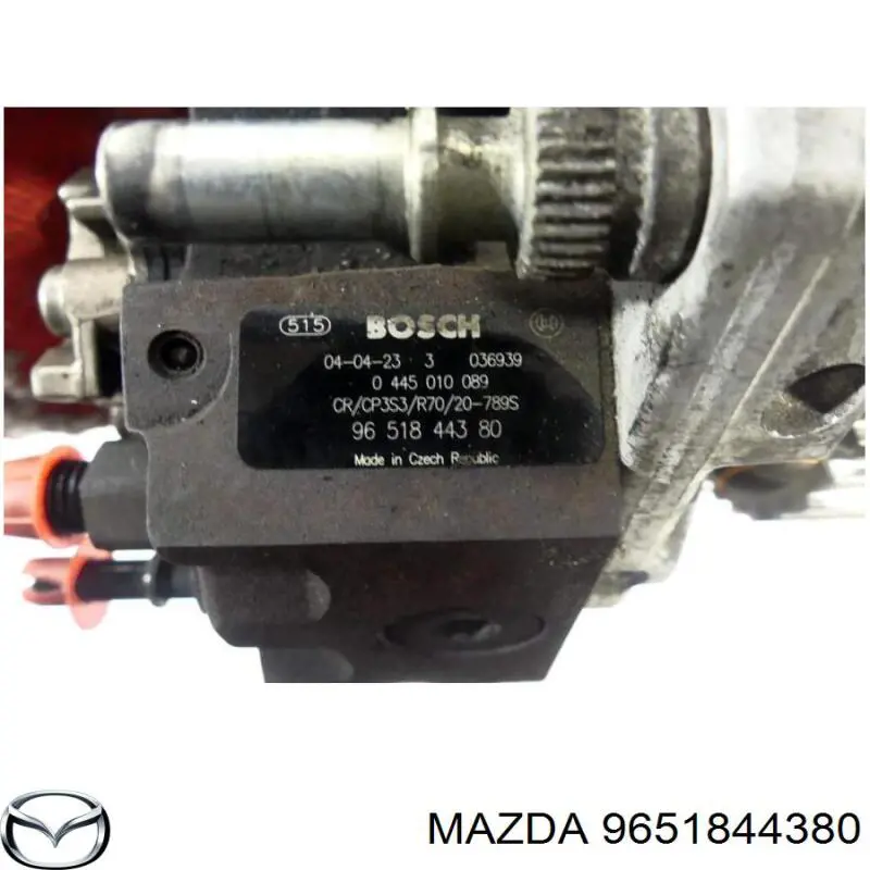 445010089 Mazda насос топливный высокого давления (тнвд)