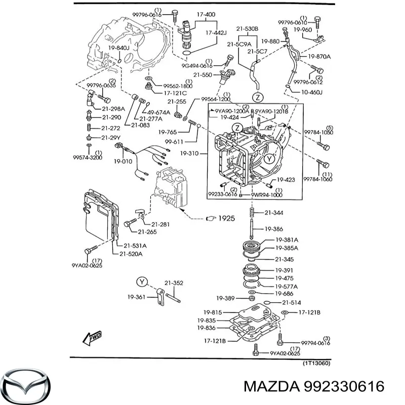 Купить 992330616 Mazda 