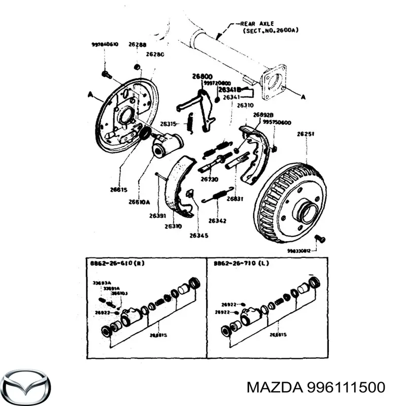 Купить 996111500 Mazda 