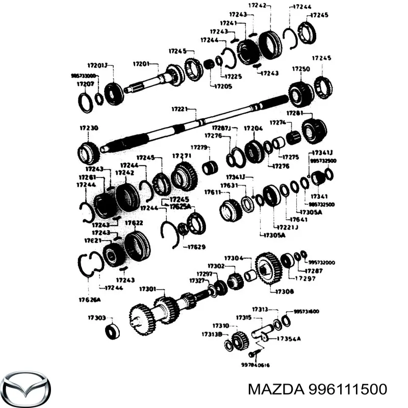 Mazda 996111500 цена, от 8.50 USD