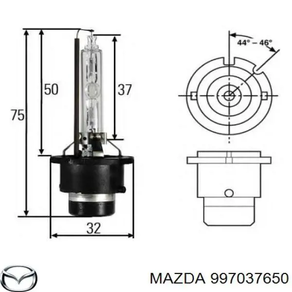 Bombilla halógena 997037650 Mazda