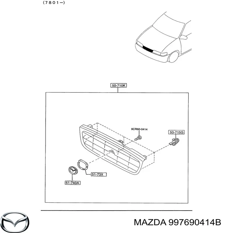  997690414B Mazda