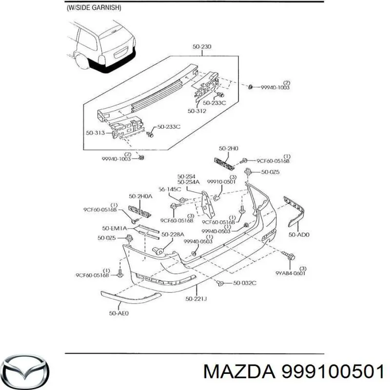 999100501 Mazda
