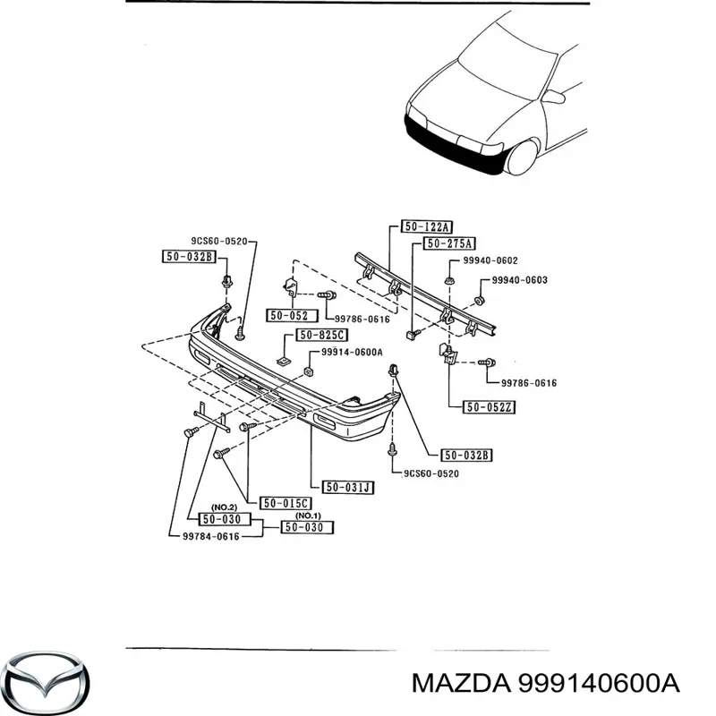  Mazda 999140600A цена, от  