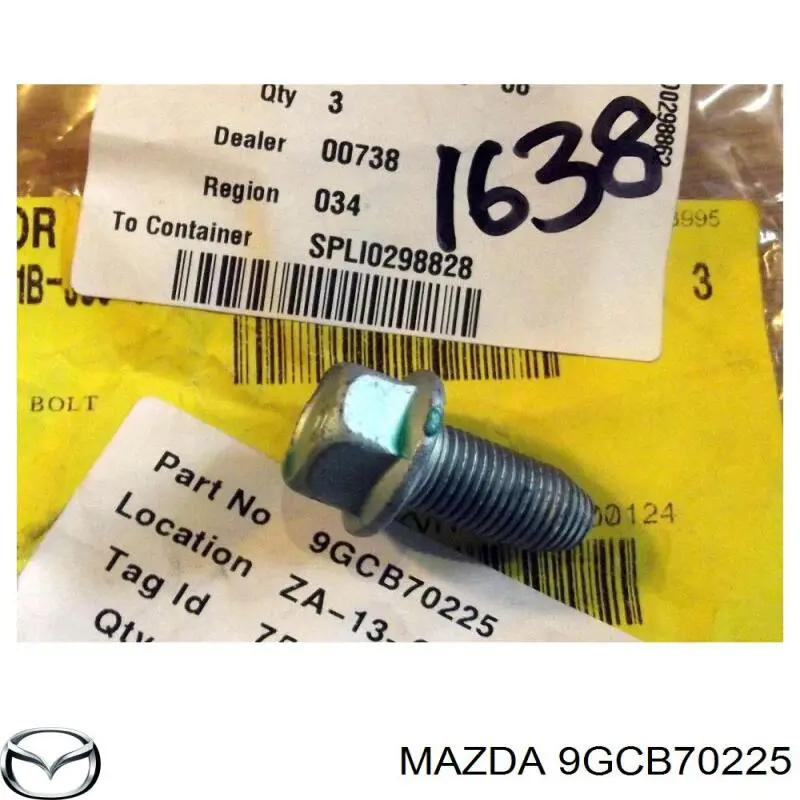 9GCB70225 Mazda 