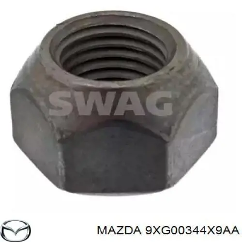 9XG00344X9AA Mazda Гайка колеса