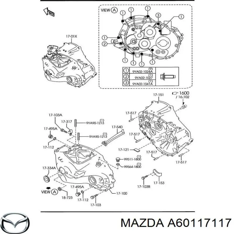 A60117117 Mazda 