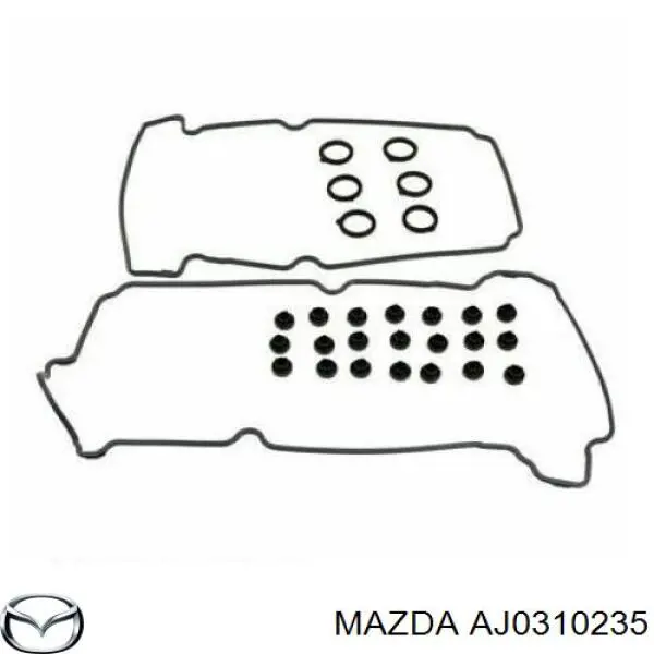Прокладка клапанной крышки двигателя правая на Mazda MPV LW