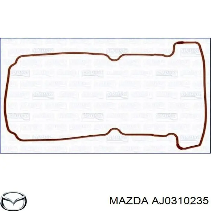 Junta, tapa de culata de cilindro derecha AJ0310235 Mazda