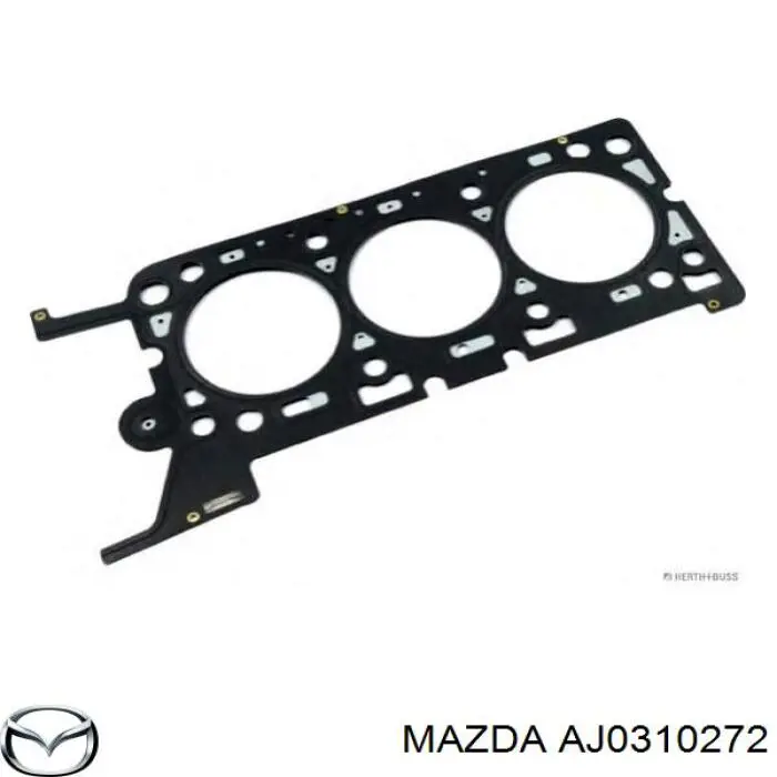Прокладка головки блока цилиндров (ГБЦ) левая на Mazda Tribute EP