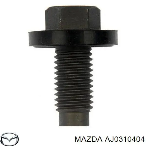 AJ0310404 Mazda пробка поддона двигателя