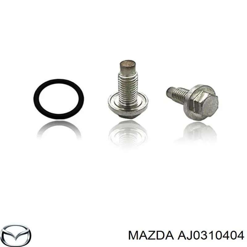 Tapón roscado, colector de aceite AJ0310404 Mazda