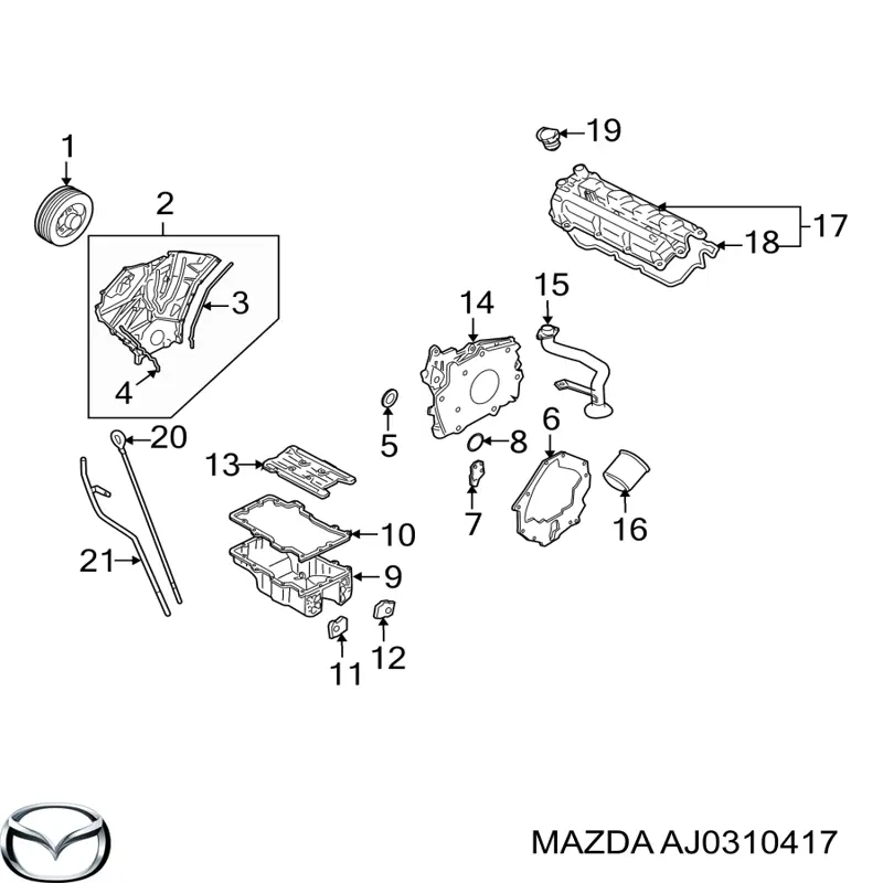 AJ0310417 Mazda 