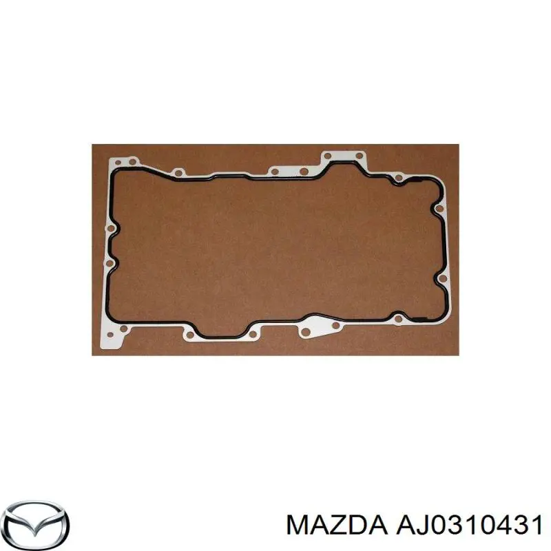 Купить AJ0310431 Mazda Прокладка поддона картера