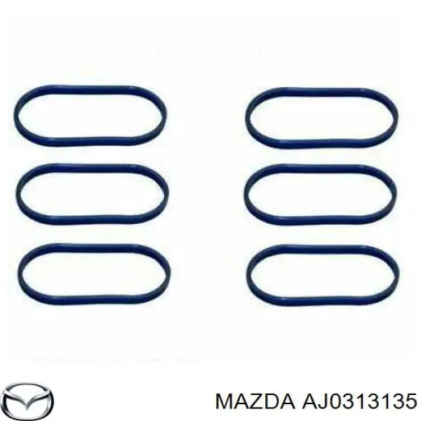 Прокладка впускного коллектора верхняя на Mazda Tribute EP