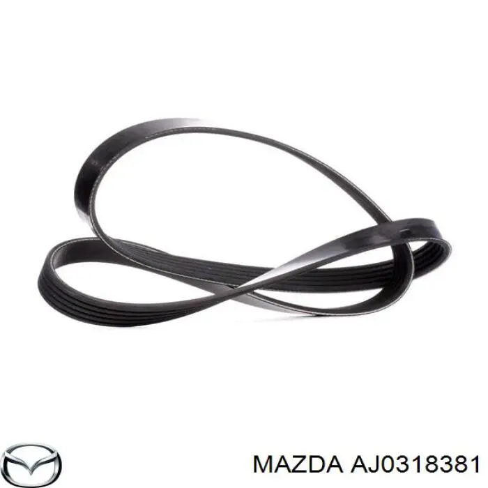 AJ0318381 Mazda Поликлиновый ремень